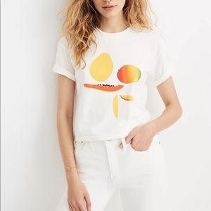 Madewell in Residence x Plant Planet Easy Crop Tee